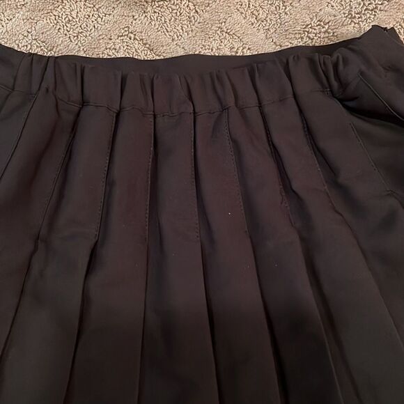 Navy Blue & White Teen Skater Skirt - Picture 4 of 6